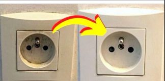 Trik za čišćenje prljave i ŽUTE električne utičnice (i da godinama izgleda kao nova)!
