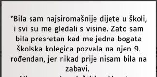 “Bila sam najsiromašnije dijete u školi…”