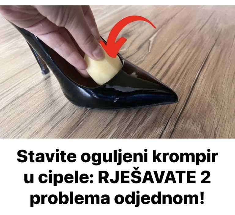 Stavite oguljeni krompir u cipele: RJEŠAVATE 2 problema odjednom!
