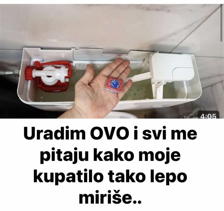 Uradim OVO i svi me pitaju kako moje kupatilo tako lepo miriše..