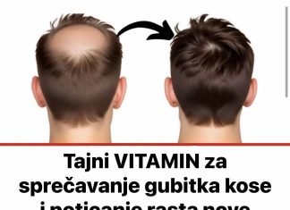 Tajni VITAMIN za sprečavanje gubitka kose i poticanje rasta nove bujne kose!