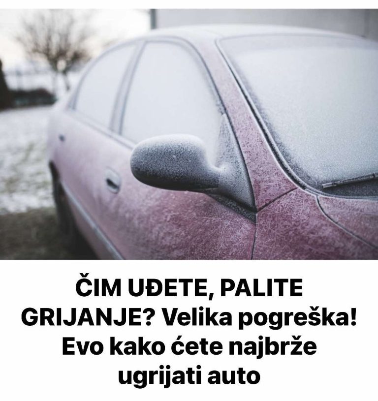 ČIM UĐETE, PALITE GRIJANJE? Velika pogreška! Evo kako ćete najbrže ugrijati auto