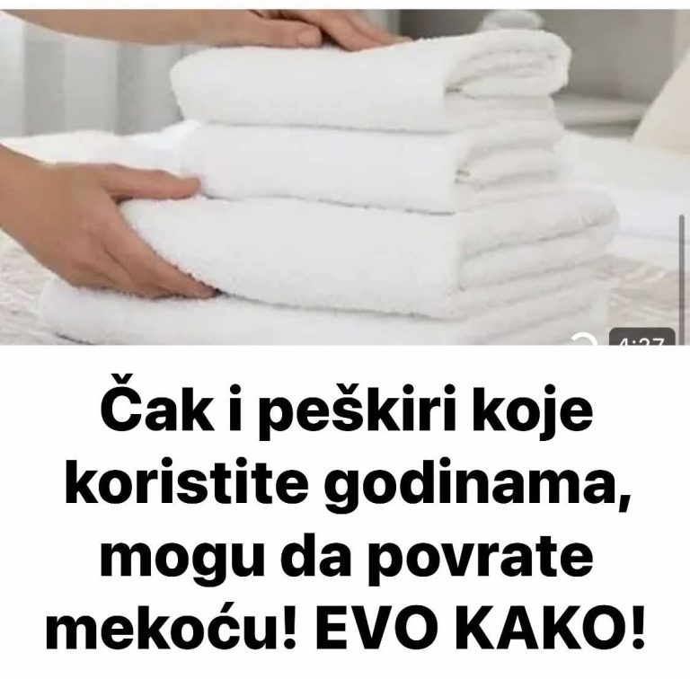 Čak i peškiri koje koristite godinama, mogu da povrate mekoću! EVO KAKO!