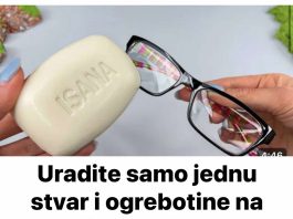 Uradite samo jednu stvar i ogrebotine na vašim naočalama ODMAH nestaju