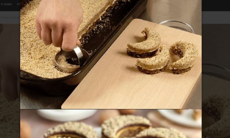 Uskoro kreće priprema blagdanskih kolača, a mi donosimo recept iz bakine bilježnice za orahove polumjesece