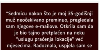 “Sedmicu nakon što je moj 35-godišnji muž neočekivano preminuo…”