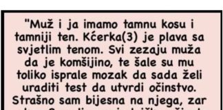 Muž i ja imamo tamnu kosu i tamniji ten….