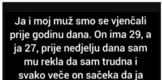 JA I MOJ MUŽ SMO SE VJENČALI PRIJE GODINU DANA
