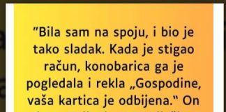 “Bila sam na spoju, i bio je tako sladak…”