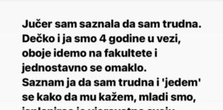 Ostala je TRUDNA i rešila je da KAŽE dečku ali ono ŠTO joj je REKAO nakon TOGA će PAMTITI dok je ŽIVA!