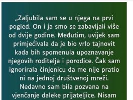 ZALJUBILA SAM SE U NJEGA NA PRVI P0GLED..