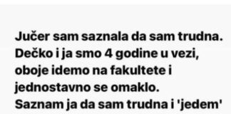 Ostala je TRUDNA i rešila je da KAŽE dečku ali ono ŠTO joj je REKAO nakon TOGA će PAMTITI dok je ŽIVA!