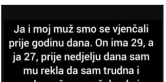 JA I MOJ MUŽ SMO SE VJENČALI PRIJE GODINU DANA