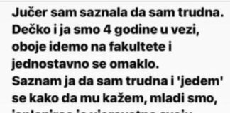 Ostala je TRUDNA i rešila je da KAŽE dečku ali ono ŠTO joj je REKAO nakon TOGA će PAMTITI dok je ŽIVA!