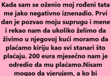 Tata mi je naplaćivao kiriju ali onda je usledio pravi ŠOK!!!!