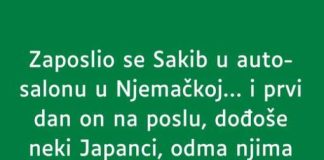 U Njemačkoj je Sakib nedavno postao član jednog auto salona