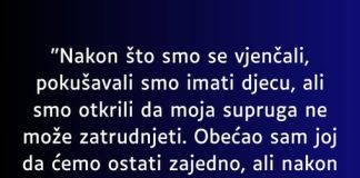 “Nakon što smo se vjenčali…”