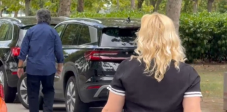 NEPRIJATNA SCENA NA POMENU SAŠI Snežana Đurišić i njen partner Vanja ponovo u centru pažnje, šta im se desilo da ovako reaguju? (VIDEO)