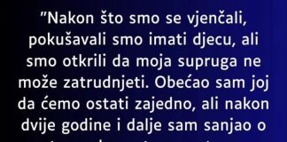 Ostavio je ŽENU jer nisu imali decu , ali kad se vratio posle PAR godina usledio je PRAVI ŠOK!