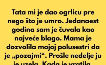 Odbila sam da iko ukrade ono što mi je tata ostavio, a mama je situaciju pogoršala