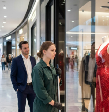 Sedam godina nakon njihovog razvoda, pronašao je svoju bivšu ženu kako radi kao čistačica, tiho zureći u haljinu od milion dolara iza izloga…