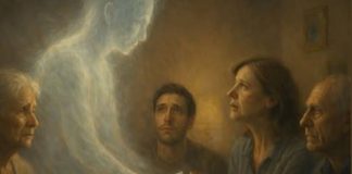 Kako duša preminule osobe dolazi da se oprosti od svojih voljenih.