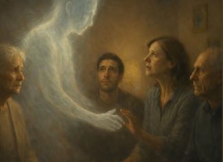 Kako duša preminule osobe dolazi da se oprosti od svojih voljenih.