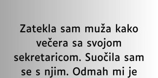 Zatekla sam muža kako večera sa svojom sekretaricom…” Zatekla sam muža kako večera sa svojom sekretaricom…” - featured image