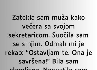 Zatekla sam muža kako večera sa svojom sekretaricom…” Zatekla sam muža kako večera sa svojom sekretaricom…” - featured image