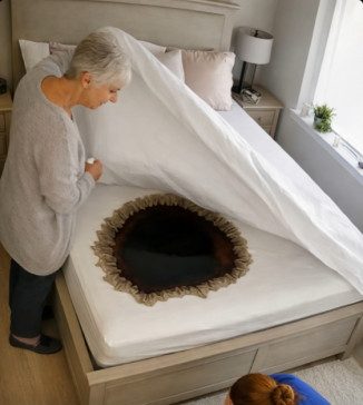 Snaha je gotovo svaki dan mijenjala posteljinu, opravdavajući ljubav prema čistoći: ali jednog dana svekrva je podigla deku, ugledala čudan trag na plahti i saznala strašnu tajnu o svojoj snahi 😲😨 Snaha je gotovo svaki dan mijenjala posteljinu, opravdavajući ljubav prema čistoći: ali jednog dana svekrva je podigla deku, ugledala čudan trag na plahti i saznala strašnu tajnu o svojoj snahi 😲😨 - featured image