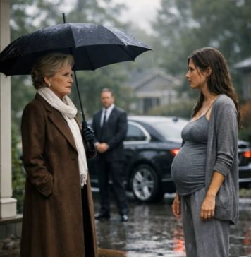 Moj muž me izbacio na ulicu i zaključao vrata, a ja sam stajala na kiši — bosa, sa trudničkim stomakom. Ali kada je došla moja bogata baka, zagrlila me je i tiho rekla: „Učiniću da tvoj muž zažali zbog svega.“ 😯😢 Moj muž me izbacio na ulicu i zaključao vrata, a ja sam stajala na kiši — bosa, sa trudničkim stomakom. Ali kada je došla moja bogata baka, zagrlila me je i tiho rekla: „Učiniću da tvoj muž zažali zbog svega.“ 😯😢 - featured image