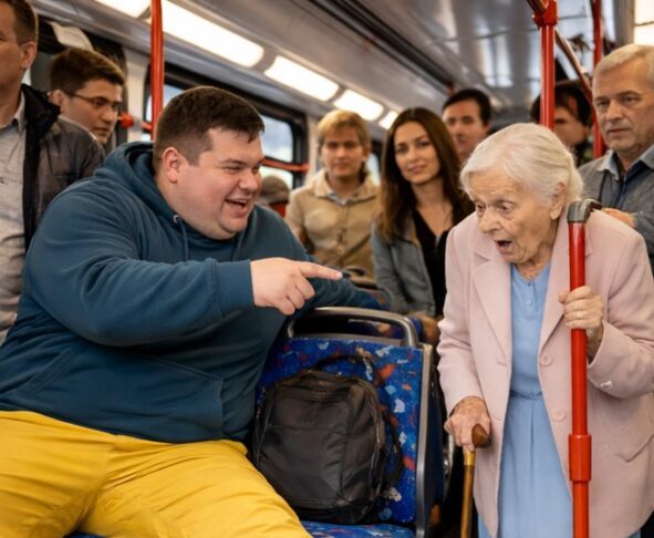 U autobusu drski mladić ne samo da je odbio ustupiti mjesto starijoj ženi, već je i demonstrirao nogu na sjedalo – ali takvu kaznu definitivno nije očekivao 😨😱 U autobusu drski mladić ne samo da je odbio ustupiti mjesto starijoj ženi, već je i demonstrirao nogu na sjedalo – ali takvu kaznu definitivno nije očekivao 😨😱 - featured image
