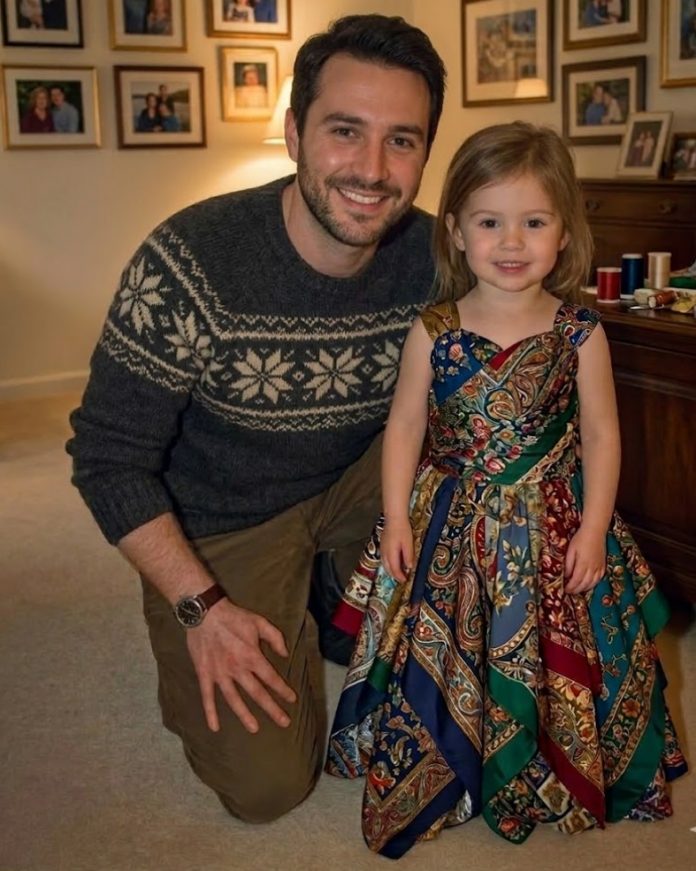 Sašio sam haljinu za školsku svečanost moje ćerke od svilenih marama moje preminule žene — jedna žena ju je direktno ismejala u sali. - featured image Sašio sam haljinu za školsku svečanost moje ćerke od svilenih marama moje preminule žene — jedna žena ju je direktno ismejala u sali. - featured image