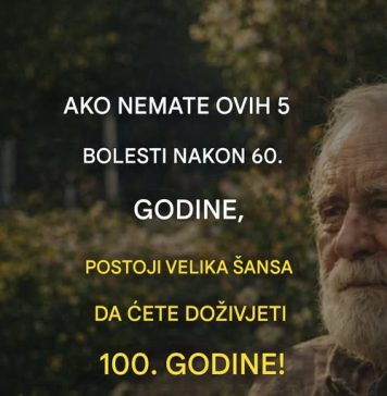 Ako doživite 60 godina bez ovih 5 bolesti, imate velike šanse da doživite 100! … Ako doživite 60 godina bez ovih 5 bolesti, imate velike šanse da doživite 100! … - featured image
