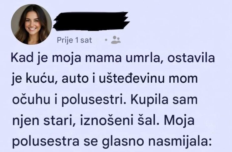 Ostala bez svega, osim starog šala: Priča o neočekivanom nasleđu