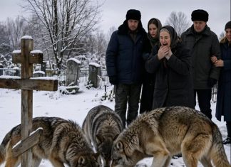 Prilikom sprovoda sedmogodišnjeg dječaka vukovi su se pojavili niotkuda i počeli kopati svjež grob. Prisutni su panično pokušali otjerati životinje, sve dok dječakov otac iznenada nije naredio da se grob odmah iskopa. 😱 I onda… Prilikom sprovoda sedmogodišnjeg dječaka vukovi su se pojavili niotkuda i počeli kopati svjež grob. Prisutni su panično pokušali otjerati životinje, sve dok dječakov otac iznenada nije naredio da se grob odmah iskopa. 😱 I onda… - featured image