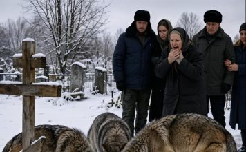 Prilikom sprovoda sedmogodišnjeg dječaka vukovi su se pojavili niotkuda i počeli kopati svjež grob. Prisutni su panično pokušali otjerati životinje, sve dok dječakov otac iznenada nije naredio da se grob odmah iskopa. 😱 I onda… Prilikom sprovoda sedmogodišnjeg dječaka vukovi su se pojavili niotkuda i počeli kopati svjež grob. Prisutni su panično pokušali otjerati životinje, sve dok dječakov otac iznenada nije naredio da se grob odmah iskopa. 😱 I onda… - featured image