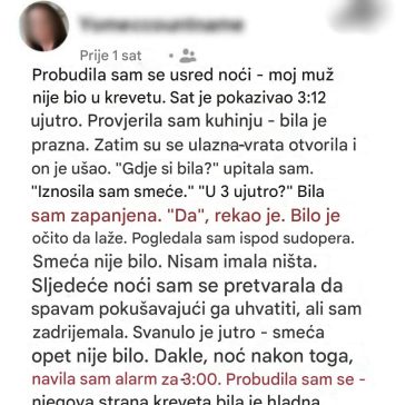 Ponoćna Tajna: Istina koju sam otkrila o muževljevom neobičnom ritualu u 3 ujutru Ponoćna Tajna: Istina koju sam otkrila o muževljevom neobičnom ritualu u 3 ujutru - featured image